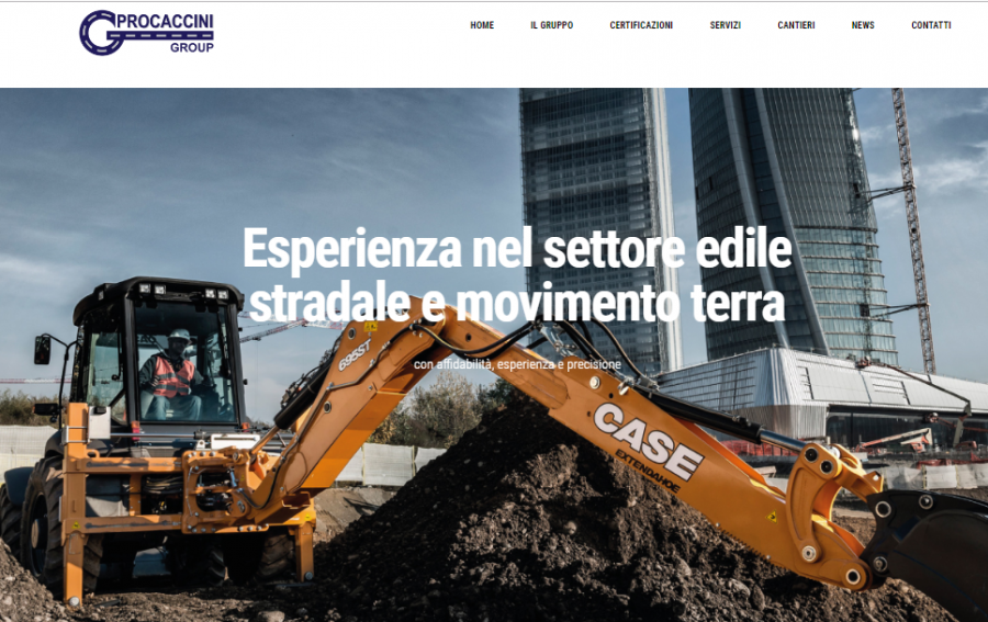 Online il nuovo sito web di Procaccini Group