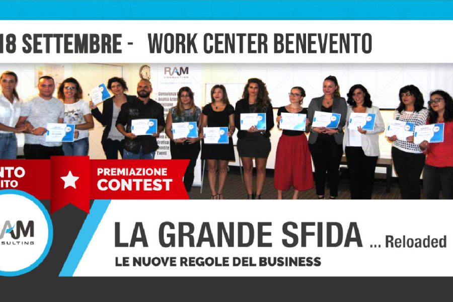 Poche ore al Workshop per Imprenditori “La Grande Sfida Reloaded”